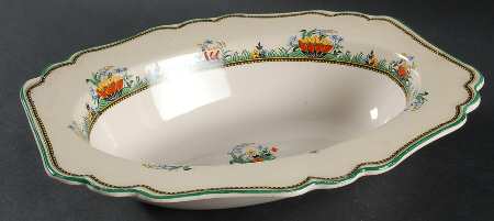 Lily 9" Oval Vegetable Bowl
