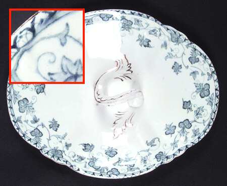 Loraine Teal Lid for Oval Vegetable
