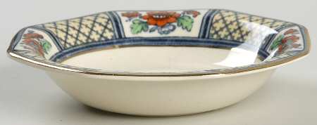 Lowestoft Rim Fruit/Dessert (Sauce) Bowl by John Maddock & Sons
