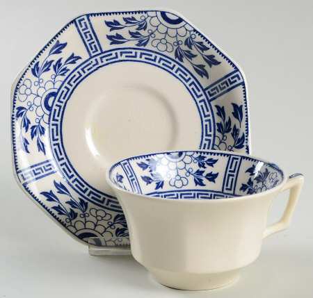 Madras Flat Cup & Saucer Set