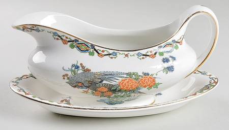 MAD2 Gravy Boat & Underplate/Relish by John Maddock & Sons