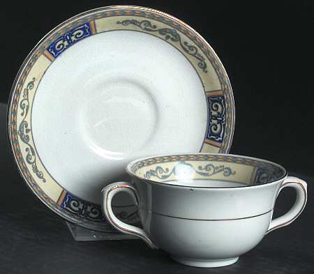 MAD31 Flat Bouillon Cup & Saucer