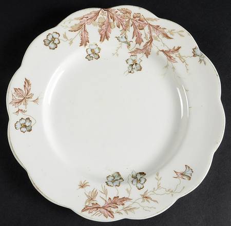 Pansy Luncheon Plate