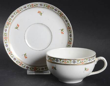 MAD6 Footed Cup & Saucer Set by John Maddock & Sons