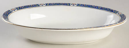 MAD8 10" Oval Vegetable Bowl by John Maddock & Sons