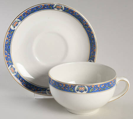 MAD8 Flat Cup & Saucer Set by John Maddock & Sons