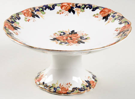 Majestic Multicolored (Scalloped) Round Compote (Height X Width)