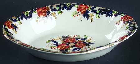 Majestic Multicolored (Scalloped) 9" Oval Vegetable Bowl
