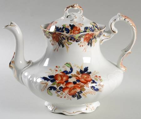 Majestic Multicolored (Scalloped) Teapot & Lid