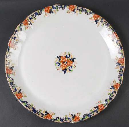 Majestic Multicolored (Scalloped) 14" Chop Plate (Round Platter)