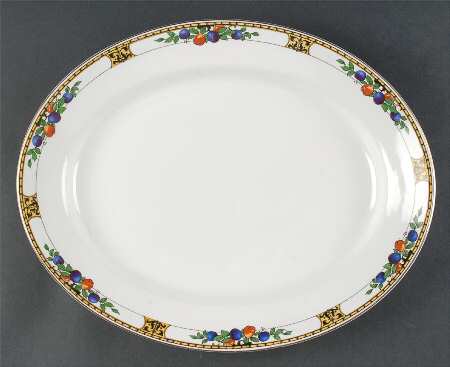 Manchester 14" Oval Serving Platter by John Maddock & Sons