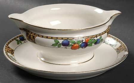 Manchester Gravy Boat with Attached Underplate