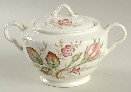 Old Rose Sugar Bowl & Lid