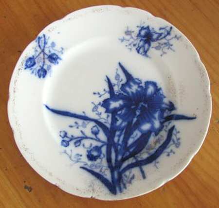 Orchid (Flowblue) Dinner Plate