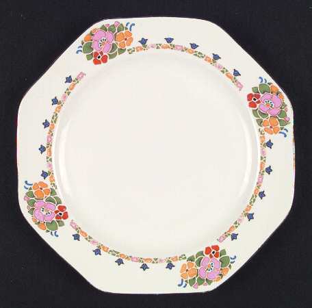 Pastel Salad Plate by John Maddock & Sons