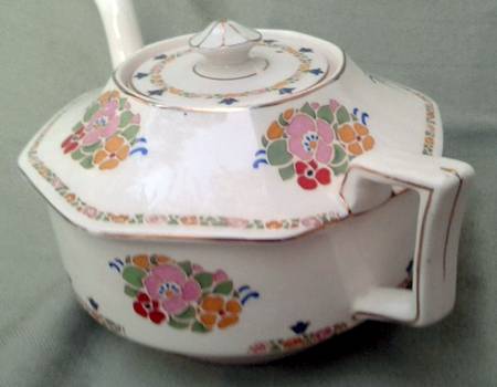 Pastel Teapot & Lid