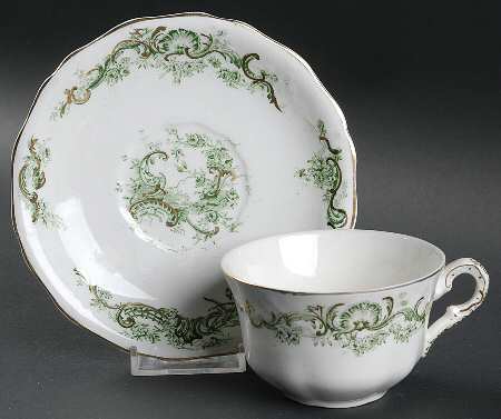Rhine Flat Cup & Saucer Set by John Maddock & Sons
