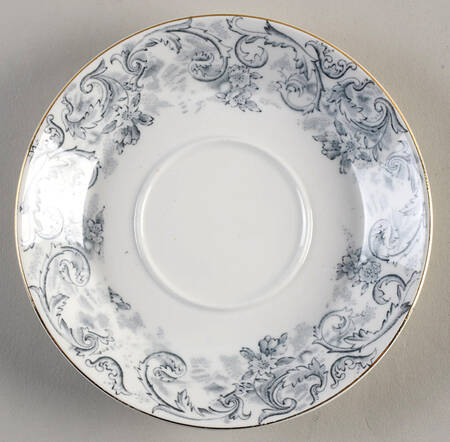 Rococo Blue Saucer