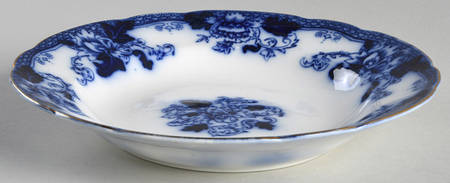 Roseville (Flow Blue) Rim Soup Bowl