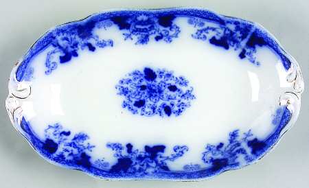 Roseville (Flow Blue) Relish