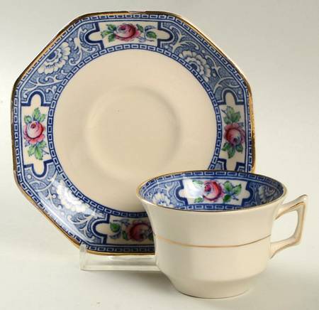 Rudyard Flat Demitasse Cup & Saucer Set by John Maddock & Sons