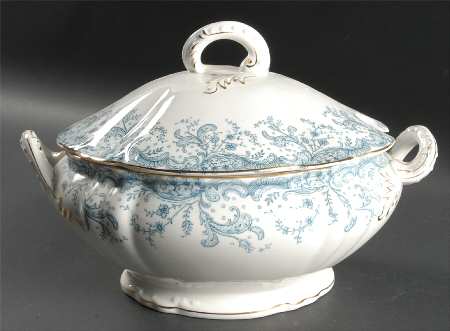Seville Blue Tureen &  Lid