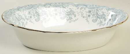 Seville Blue 8" Oval Vegetable Bowl