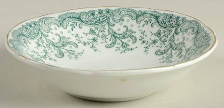 Seville Green (Gold Trim) Fruit/Dessert (Sauce) Bowl