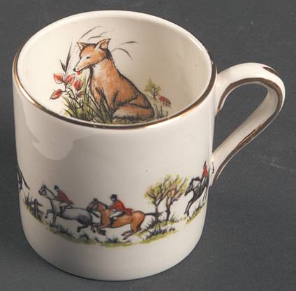 Tally Ho Flat Demitasse Cup