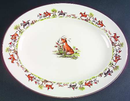 Tally Ho 14" Oval Serving Platter