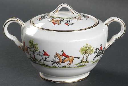 Tally Ho Sugar Bowl & Lid