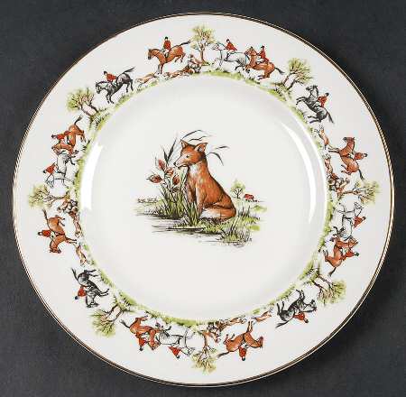 Tally Ho Salad Plate