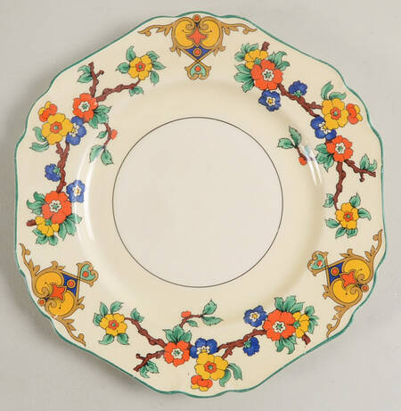 Verona Salad Plate by John Maddock & Sons