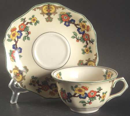 Verona Flat Cup & Saucer Set