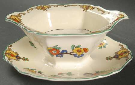 Verona Gravy Boat with Attached Underplate