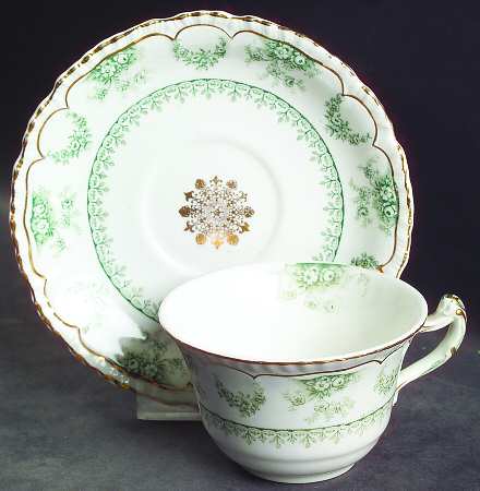 Warwick Flat Cup & Saucer Set