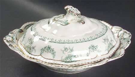 Warwick Oval Covered Vegetable by John Maddock & Sons