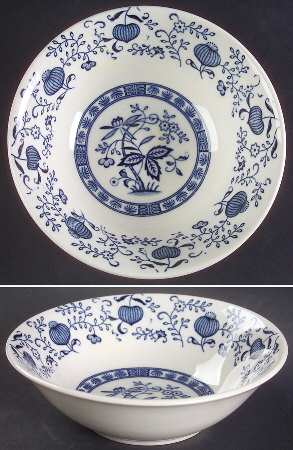 Blue Onion Coupe Cereal Bowl