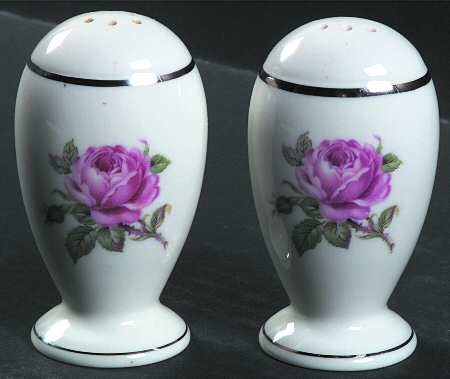 Manor Rose Platinum Salt & Pepper Set