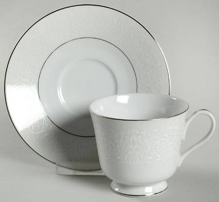 Plymouth Footed Cup & Saucer Set