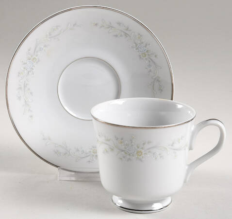 Portofino Footed Cup & Saucer Set