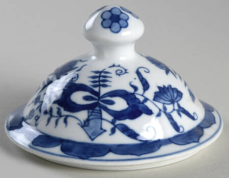 Blue Onion Lid for Small Round Vegetable