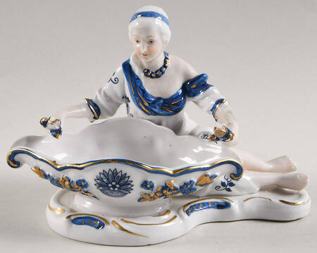 Blue Onion Figurine
