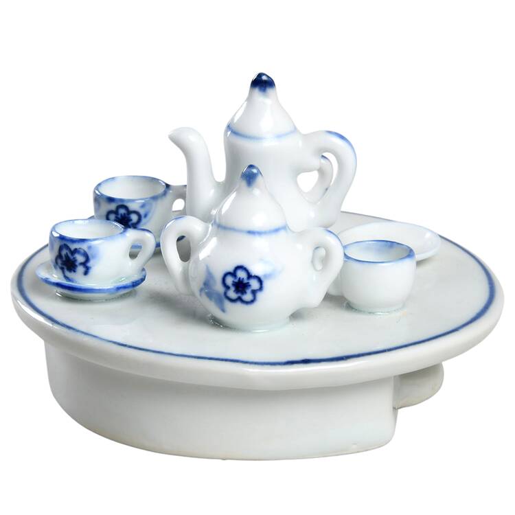 Blue Onion Lid for Figural Teapot