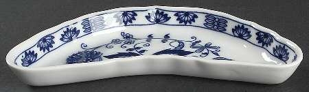 Blue Onion Bone Dish