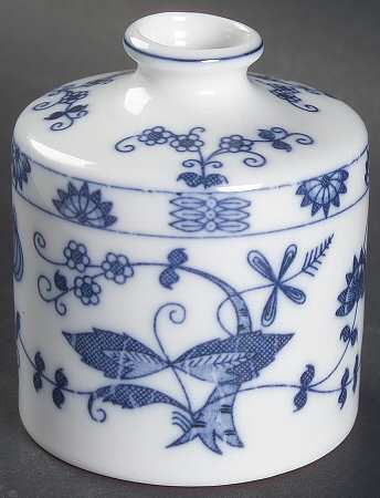 Blue Onion 3" Bud Vase