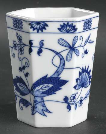 Blue Onion 3" Vase