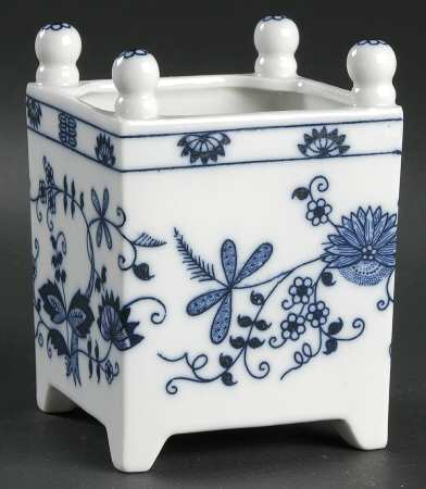 Blue Onion 4" Flower Pot