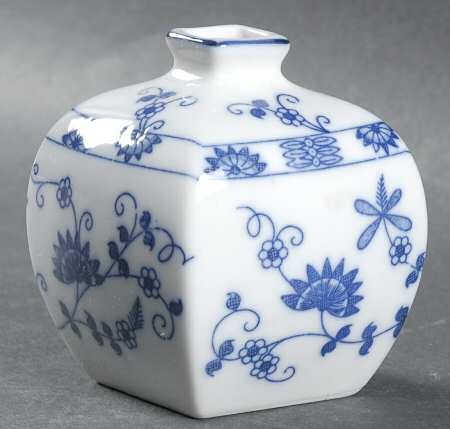 Blue Onion Bud Vase