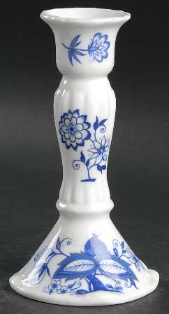 Blue Onion 5" Candlestick